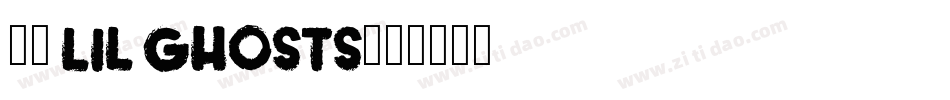 10 Lil Ghosts字体转换